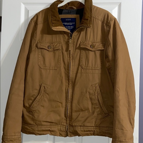 American Eagle Outfitters Other - Men’s American Eagle Khaki Canvas Heavy Jacket